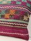 Copricuscino Boho Kilim in lana multicolore ricamata di Zencef Contemporary, Immagine 2