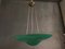 Art Deco Green Opaline Light Pendant 2