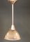 French Pendant Lamp in Holophane Style, 1940s, Image 2
