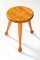 Vintage Pine Stool, 1950s, Image 6