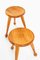 Vintage Pine Stool, 1950s, Image 2