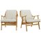 Beech Armchairs by Jaroslav Smidek, Czechoslovakia, 1960s, Set of 2 1