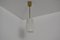 Lámpara colgante Mid-Century de vidrio, años 60, Imagen 4