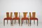 Art Deco Dining Chairs H-214 by Jindrich Halabala for Up Zá, Set of 4, Image 6