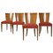 Art Deco Dining Chairs H-214 by Jindrich Halabala for Up Zá, Set of 4, Image 1