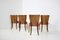 Art Deco Dining Chairs H-214 by Jindrich Halabala for Up Zá, Set of 4 8