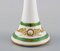 Candlesticks and Dish Set in Hand-Painted Porcelain from Limoges, France, Set of 3 6