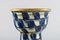 Vase in Glazed Stoneware with Brass Mounting from Kähler, Denmark, 1930s, Image 4