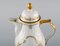 Kaffeeservice aus Porzellan mit goldener Dekoration von Rosenthal 6