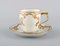 Kaffeeservice aus Porzellan mit goldener Dekoration von Rosenthal 2