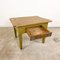 Antique Swedish Olive Green Painted Farmhouse Table 8