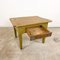 Antique Swedish Olive Green Painted Farmhouse Table, Image 8