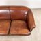 Sheep Leather Club Sofa, 1980s 9