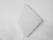 White Acrylic Glass Square Iguzzini Wall or Ceiling Light, Italy 1970s 5