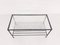 Mid-Century Minimalistic Metal and Glass Coffee Table, Image 7