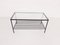 Mid-Century Minimalistic Metal and Glass Coffee Table 1