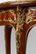 Pedestal Table in Marquetry and Gilt Bronze 8