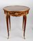 Pedestal Table in Marquetry and Gilt Bronze 4