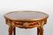 Pedestal Table in Marquetry and Gilt Bronze 5