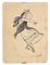 Adolphe Willette, the Spanish with Castanes, Original Drawing, 1890s 1