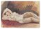 Jean Delpech, donne nude, acquerello originale su carta, metà XX secolo, Immagine 1