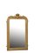 Espejo de muelle Louis Philippe de madera dorada, siglo XIX, Imagen 1