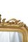 Espejo de muelle Louis Philippe de madera dorada, siglo XIX, Imagen 3