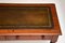 Antique Victorian Mahogany Leather Top Writing Table Desk 4