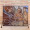 Parascintille Mid-Century in vetro dipinto e ferro dipinto a mano, Immagine 1