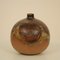 Mid-Century Scandinavian Brown and Orange Ceramic Amphora Vase, 1970s, Image 2