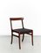 Mid-Century Mahogany Rungstedlund Chairs by Ole Wanscher for Poul Jeppesens Møbelfabrik, Set of 4 1