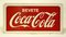 Italian Double-Sided Metal Screen Printed Bevete Coca-Cola Sign, 1960s 1