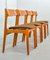 Danish Teak Dining Chairs by Erik Buch for Odense Maskinsnedkeri / O.D. Møbler, 1960s, Set of 4 12