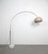 Brass Gooseneck Lamp With Marble Base, 1970s, Image 4