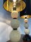 Murano Black and Ivory Glass Table Lamps, 2000s, Set of 2 4
