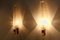 Large Murano 24kt Gold Flaked Glass Leaf Sconces from Barovier & Toso, Set of 2 8