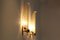 Large Murano 24kt Gold Flaked Glass Leaf Sconces from Barovier & Toso, Set of 2, Image 2