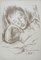Silvano Pulcinelli, Sleeping Boy, Original Pencil Carbon, 1946, Imagen 1