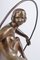 Scultura A Bouraine, Hoop Dancer, 1920, Art Déco in bronzo, Immagine 5
