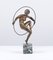 A Bouraine, Hoop Dancer, 1920, Sculpture Art Deco en Bronze 1