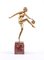 Scultura Feguays, Tamborine Dancer, 1925, Art Deco in bronzo dorato, Immagine 15