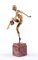 Feguays, Danseuse Tamborine, 1925, Sculpture Art Déco en Bronze Doré 13