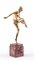 Febuayas, Tamborine Tänzer, 1925, Vergoldete Art Deco Bronze Skulptur 9