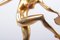 Scultura Feguays, Tamborine Dancer, 1925, Art Deco in bronzo dorato, Immagine 5