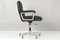 Desk Chair on Wheels in Black Leather from Girsberger, 1976 11