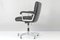 Desk Chair on Wheels in Black Leather from Girsberger, 1976 8