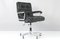 Desk Chair on Wheels in Black Leather from Girsberger, 1976 12