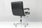 Desk Chair on Wheels in Black Leather from Girsberger, 1976 10