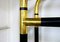 Mid-Century Modern Hollywood Regency Brass & Glass Bookshelf, 1970s, Image 4