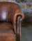 Round Victorian Club Chair, 1950s 5